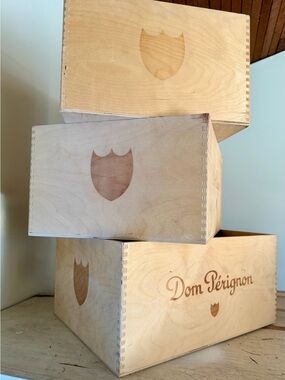 Dom Pérignon Wood Champagne Crates